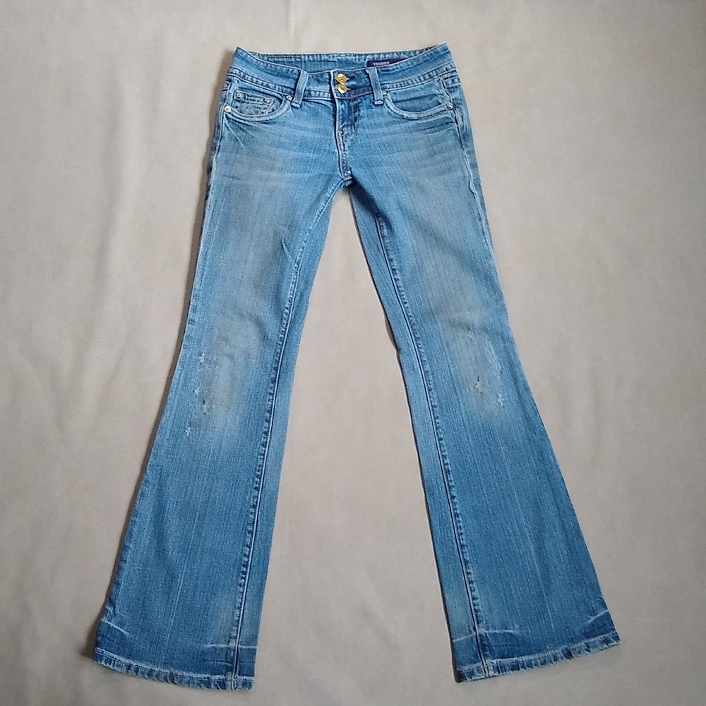 Vigoss Women’s Jeans – Faded Blue – 1 – Mid-Rise